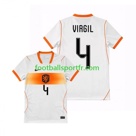 Tenue Pays-Bas Virgil van Dijk 4 Exterieur World Cup 2026 Maillot de Foot
